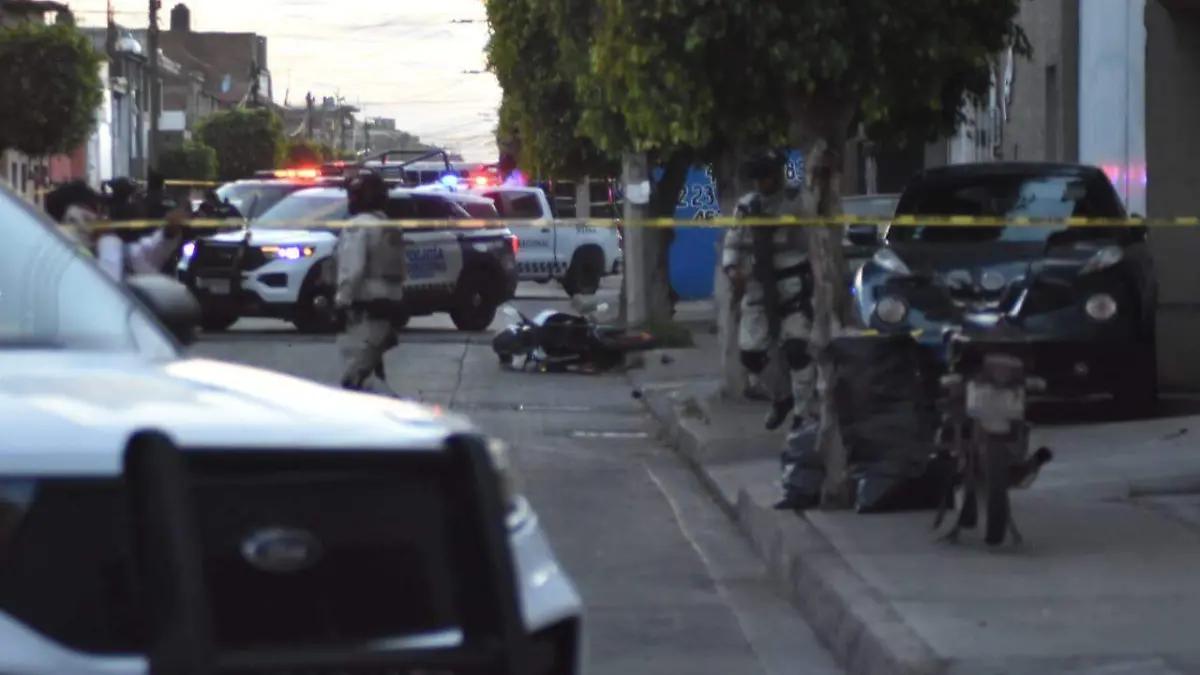 Seguridad en Irapuato: asesinan a balazos a motociclista en colonia Los Presidentes