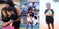 La fiesta de cumpleaños de Benjamín, el hijo de Enzo Fernández y Valentina Cervantes con temática del Chelsea