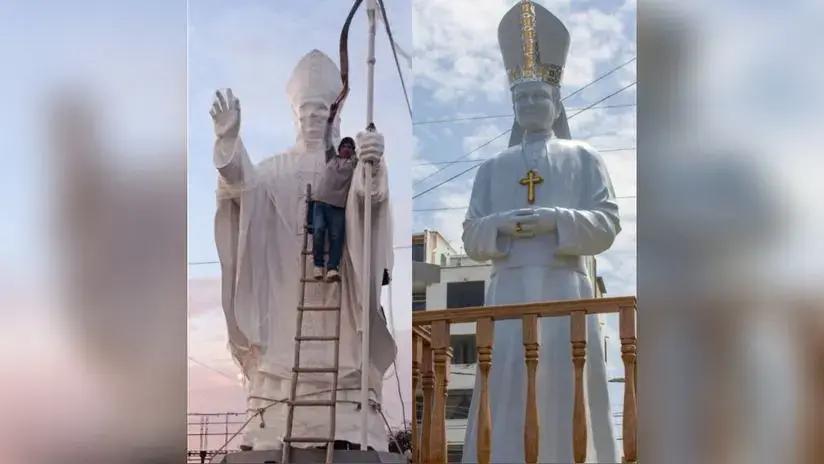 Lambayeque: ¿cuántas estatuas en honor al papa León XIV se han construido en la región?