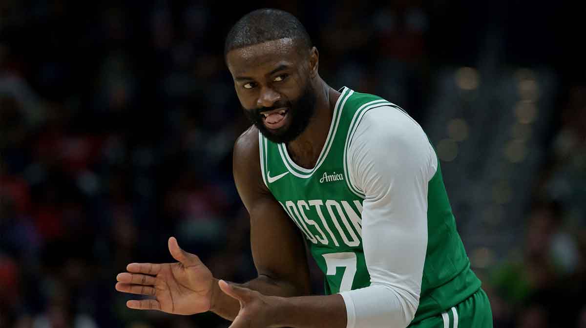 Celtics’ Jaylen Brown blames culprit behind another fake hairline victim vs. Wizards