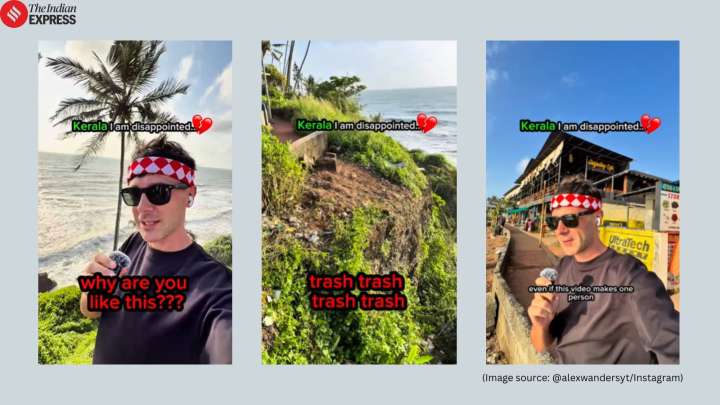 ‘Kerala, I am disappointed’: British vlogger disgusted by littering at Varkala cliffs, calls for better waste management