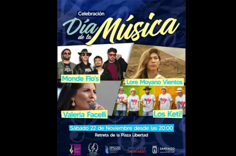 Plaza Libertad vibra este sábado con la celebración del Día de la Música