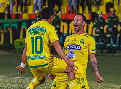 Bucaramanga le sacó el empate a Tolima en Ibagué y así quedó la tabla del cuadrangular B -