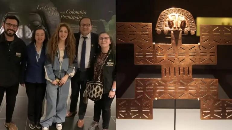 Shakira sorprende con visita VIP al Museo del Oro en Bogotá junto a sus hijos