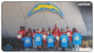 Chargers, Verizon Honor Military Members & Families Salute to Service Month
