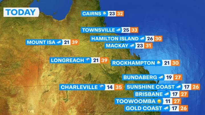 National weather forecast for Thursday November 13