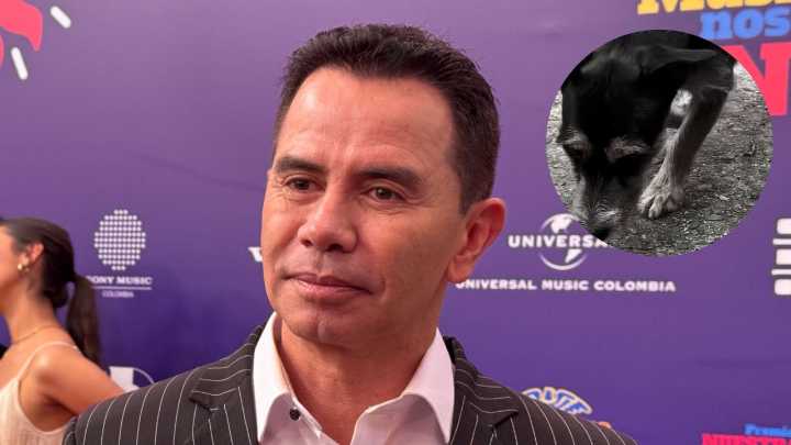 Jhonny Rivera conmueve en redes al rescatar un perrito abandonado en la calle