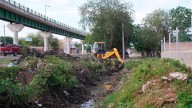 El municipio realizó mantenimiento del desagüe pluvial de Av. Del Libertador y calle Santa Fe