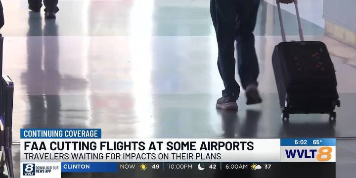 McGhee Tyson could be impacted by ripple effects from major hubs after FAA orders 10% flight cuts at 40 busiest airports