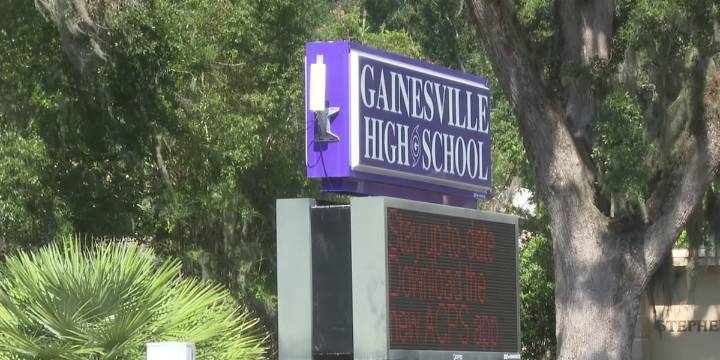 District disciplines Gainesville High teacher over dictator superlative