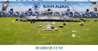 Así quedó la cancha del Estadio del Bicentenario tras 3 días de recitales