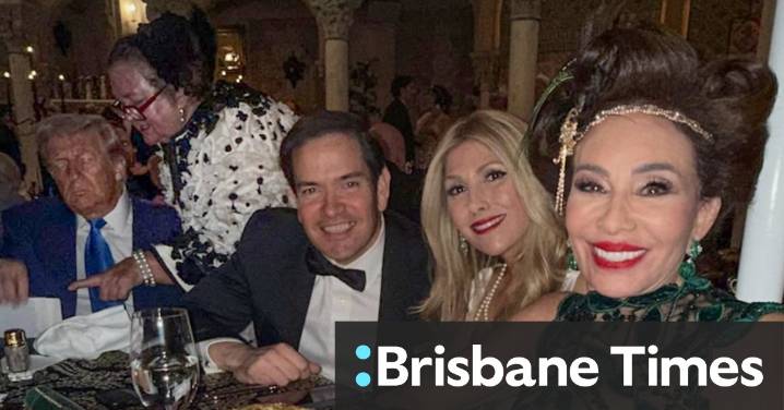 Pauline Hanson, Gina Rinehart sighted at Trump’s Halloween party