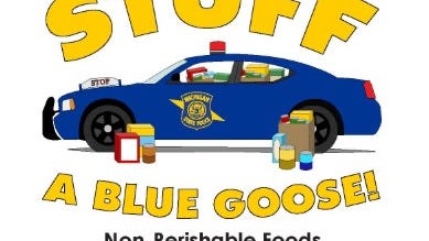 Cheboygan Walmart, state troopers partner for 'Stuff a Blue Goose'