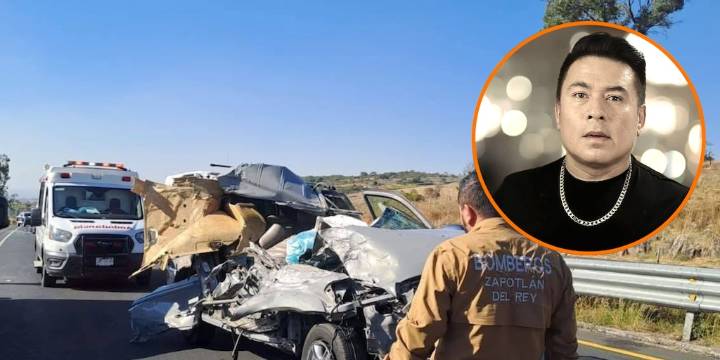 Vocalista de Grupo El Tiempo es hospitalizado tras accidente carretero