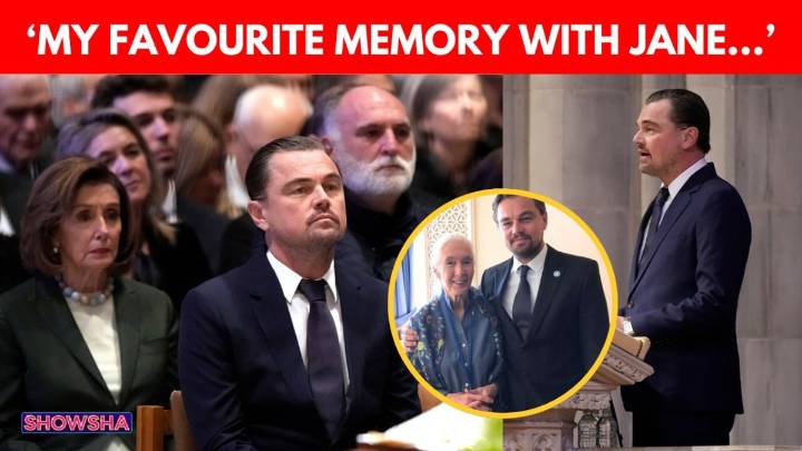Leonardo DiCaprio Pays Emotional Tribute To Friend Jane Goodall At Her Washington Funeral