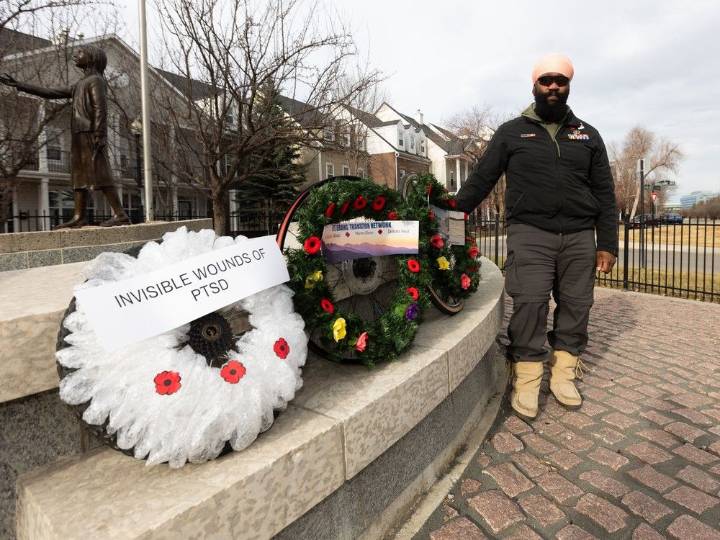 In photos: Veteran taking mental health journey to the bike trails