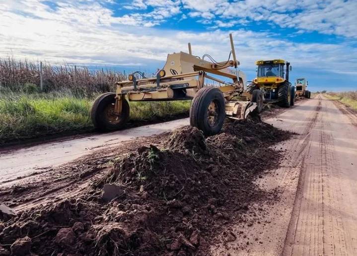 Rosana Franco avaló la tarea realizada en los caminos rurales