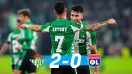 Abde y Antony dan la victoria al Betis en Europa League ante el Olympique de Lyon