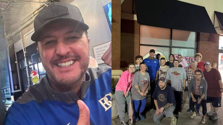 Country music star Luke Bryan spotted in Knoxville Friday for local football game