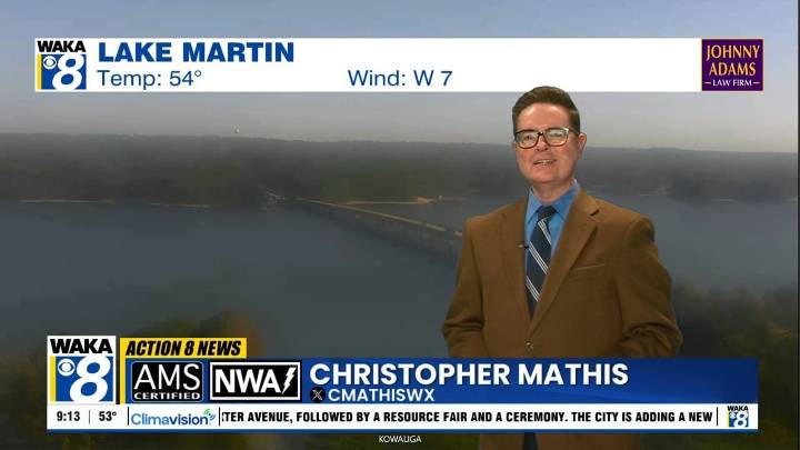 Much warmer air is moving in today