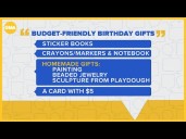 Budget birthday party gift ideas