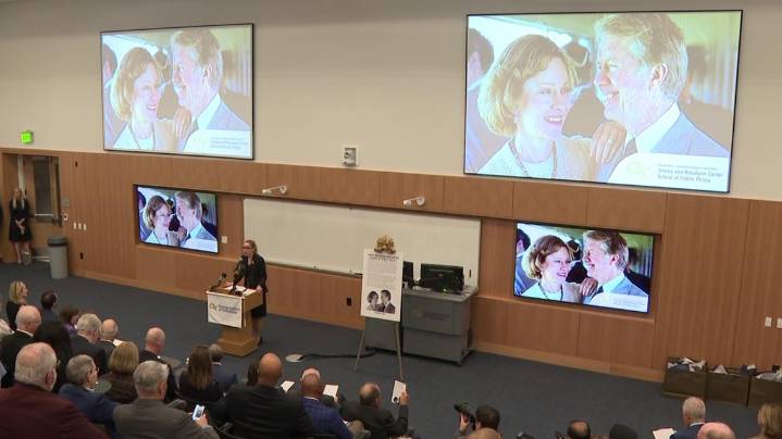 Georgia Tech honors Jimmy and Rosalynn Carter with School of Public Policy naming
