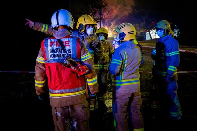 Ballygomartin: Over 50 firefighters tackle major blaze in north Belfast