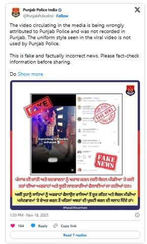 Punjab Police debunk viral ‘prisoner bhangra’ wedding clip after online frenzy