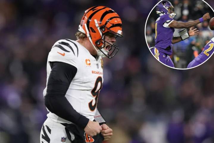 Joe Burrow delivers major blow to Ravens' playoff hopes with Bengal's win