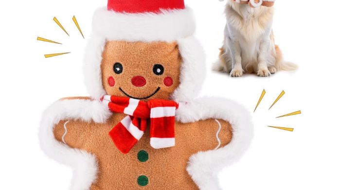 Apparently It’s Puppy Cuffing Season: One Dog Has a ‘Gingerbread Boyfriend,’ Thanks to This $8 Toy