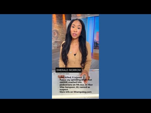 22-year-old faces 8 felony charges for Ybor City crash that killed 4 people and hurt 11 others