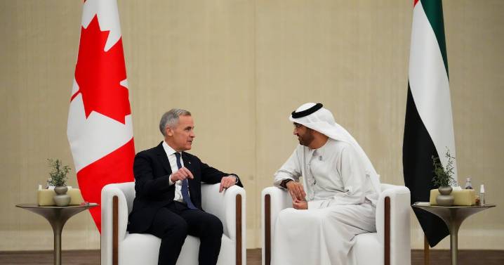 BREAKING NEWS: Carney to sign investment agreement, launch talks towards new trade pact with UAE: official