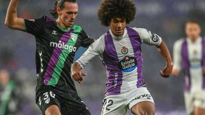 El Málaga rescata un punto de su visita al Zorrilla