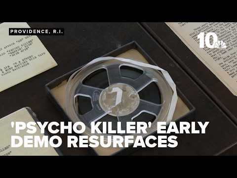 Early demo reel of Talking Heads' 'Psycho Killer' resurfaces