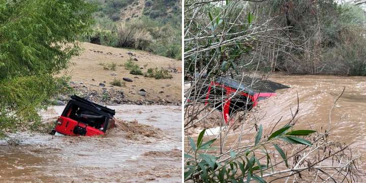 Man missing after being swept away by floodwaters near New River