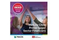 MetLife Chile es reconocida como la empresa líder del sector financiero en el ranking IMAD 2025