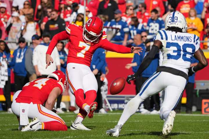 Butker Credits Composure in Chiefs’ Overtime Win Over Colts