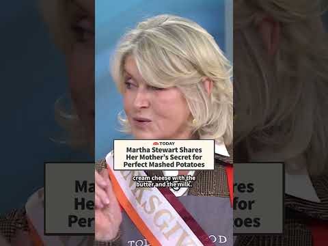 Martha Stewart Shares Her Mom's Secret to Perfect Mashed Potatoes