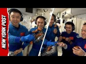 Stranded Chinese Astronauts Throw First Ever BBQ in Space