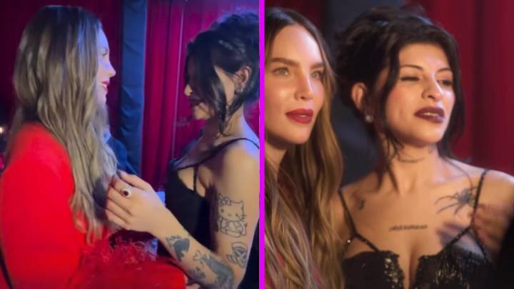 Así lucieron Cazzu y Belinda juntas: "un momento histórico"