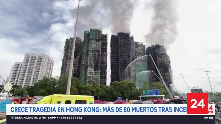 Crece la tragedia en Hong Kong: Más de 80 muertos tras el mayor incendio urbano en 30 años