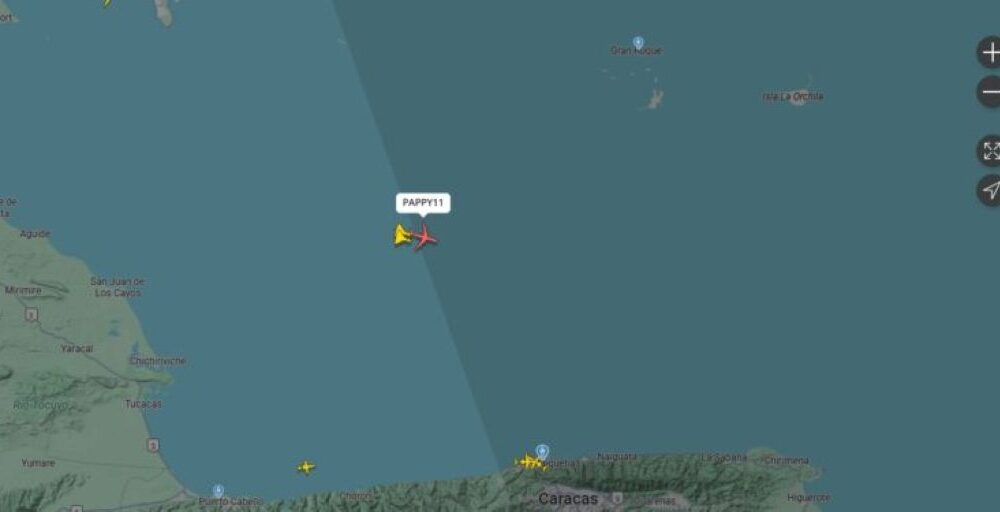 Aviones de guerra estadounidense cerca de Venezuela reportan este 24