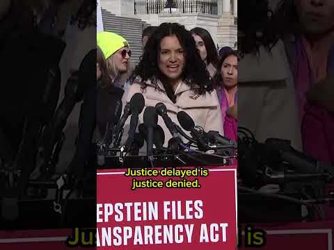 'Justice delayed is justice denied': Epstein survivors speak out to release files