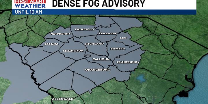 FIRST ALERT: Foggy this morning, followed by a warm afternoon