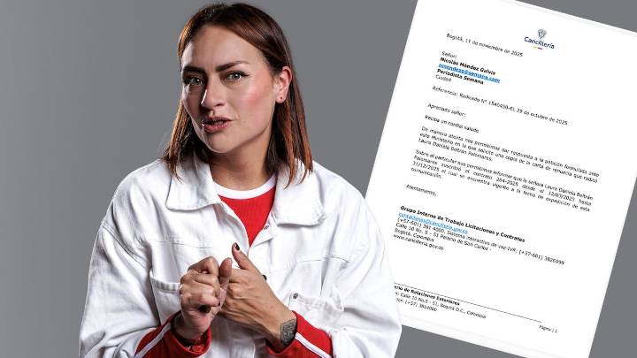 Las mentiras de Lalis: esta es la carta de la Cancillería a SEMANA donde confirma que el contrato con la influenciadora petrista ‘se encuentra vigente’