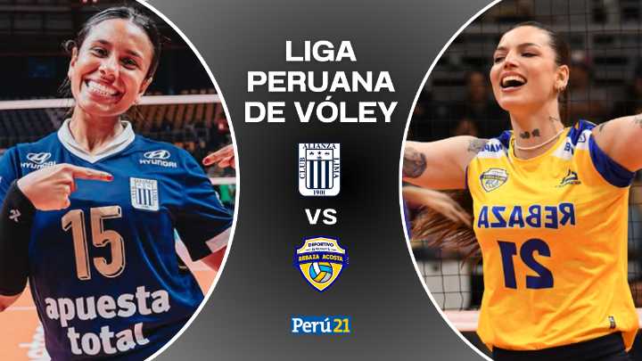 Alianza Lima vs Rebaza Acosta: Hora y canal para ver el partido de la Liga Peruana de Vóley