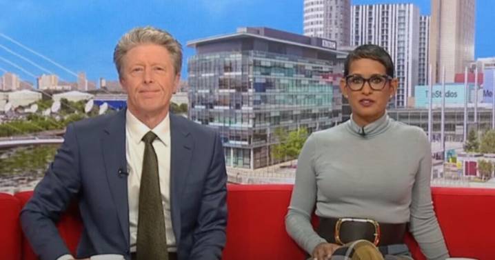 BBC Breakfast's Charlie Stayt interrupts show to issue warning 