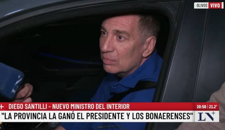 “Me sorprendió el llamado". Santilli se reunió con Milei tras ser elegido como nuevo ministro del Interior