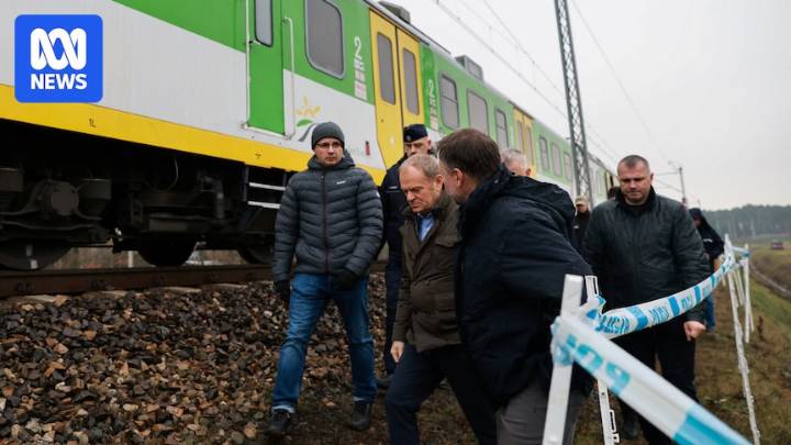 Explosion on Polish railway line to Ukraine an act of sabotage, Polish PM says