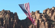 Giant American flag honors veterans in southern Utah's Snow Canyon